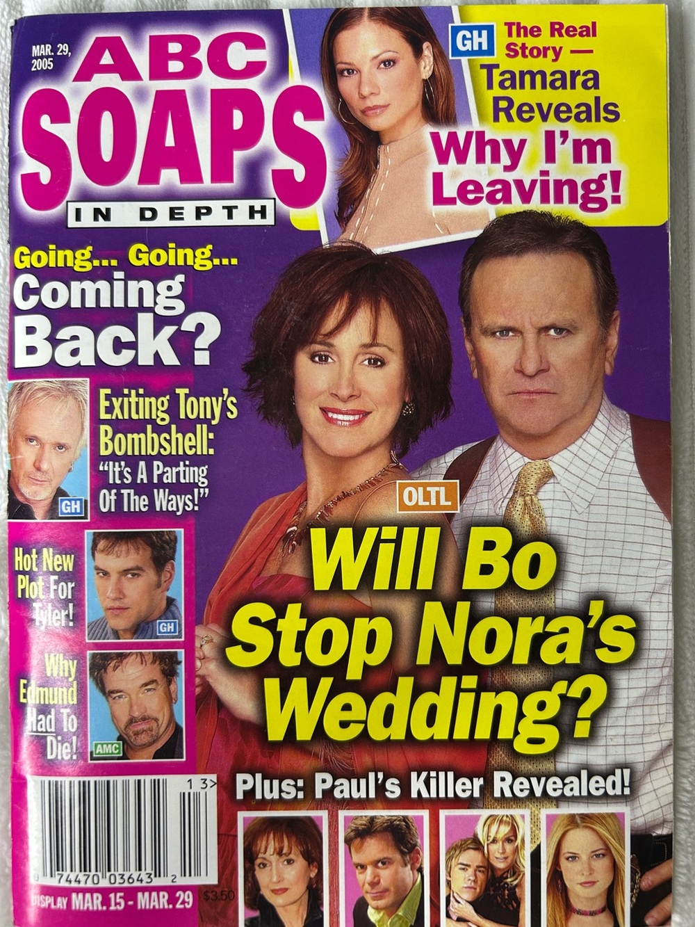 03/15/2005-3/29/2005 Vintage ABC Soaps In Depth Magazine - Volume 9 Issue 13